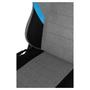 Imagem de Cadeira Gamer Alpha Gamer Phenix Fabric, Tecido, Até 150kg, Apoio de Braço 4D, Reclinável, Preto e Azul - AGPHENIX-F-GRY-BK-BL