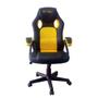 Imagem de Cadeira Gamer Bright Ergonômica Reclinável - 605 Amarelo