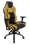 Imagem de Cadeira Gamer com Almofada Linha Gamer Racing Amarelo