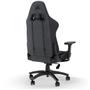 Imagem de Cadeira Gamer Corsair TC100 Relaxed Fabric, Até 120Kg, Com Almofadas, Reclinável, Cilindro de Gás Classe 4, Preto e Cinza - CF-9010052-WW