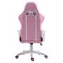 Imagem de Cadeira Gamer DN3 Giratoria Branco e Rosa - DRAXEN