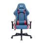 Imagem de Cadeira gamer eagle c/apoio cervical - encosto reclinável - apoio de braços - ajuste de altura - elg - azul e vermelho - ch34blrd