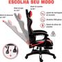 Imagem de Cadeira Gamer Ergonômica Escritório Python Fly X12 Vermelho