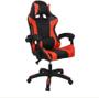 Imagem de Cadeira Gamer Ergonômica Reclinável C Massageador Verm/Preta