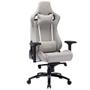Imagem de Cadeira Gamer Escritório de Tecido Respiratório HEAVY DUTY SILVER de Alto Conforto com Almofadas Base de Metal Suporta até 180kg