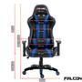 Imagem de Cadeira Gamer Falcon - Meteora Azul