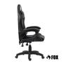 Cadeira Gamer Fox Racer Vulpes Preta WZ-318 Imagem de Cadeira Gamer Fox Racer Vulpes Preta WZ-318
