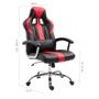 Imagem de Cadeira Gamer Jaguar Preta e Vermelha