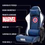 Imagem de Cadeira Gamer Marvel Capitão América Gaming Pro Reclinável