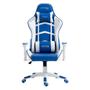 Imagem de Cadeira Gamer MX5 Giratória Branco e Azul - MYMAX