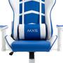 Imagem de Cadeira Gamer MX5 Giratória Branco e Azul - MYMAX