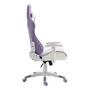 Imagem de Cadeira Gamer MX5 Giratória Branco e Roxo - MYMAX