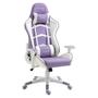 Imagem de Cadeira Gamer MX5 Giratória Branco e Roxo - MYMAX