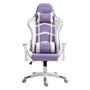 Imagem de Cadeira Gamer MX5 Giratória Branco e Roxo - MYMAX