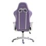 Imagem de Cadeira Gamer Mymax MX5, Até 150Kg, com Ajuste de altura, Giratória, Branco e Roxo - MGCH-MX5/PRWH