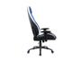 Imagem de Cadeira Gamer Pctop Premium Azul Branco E Preto - Reclinável