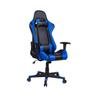 Imagem de Cadeira Gamer Pelegrin em Couro PU Reclinável PEL-3012 Preta e Azul