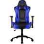 Imagem de Cadeira Gamer Profissional para Jogos Com Apoio lombar Regulável Rodinhas Giratória Ergonomica de Alto Conforto - Azul