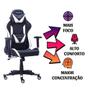 Imagem de Cadeira Gamer Racer X Rush de Escritório Ergonômica Reclinável 