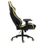 Imagem de Cadeira Gamer Raven X-30 Estrutura em metal, braço 4D, encosto reclinável até 180 Preta / Amarela