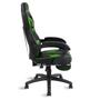 Imagem de Cadeira gamer reclinável com apoio de pés Alien Healer TM Preto/Verde