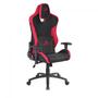 Imagem de Cadeira gamer redragon heth reclinável 2d tecido c313-br - preto e vermelho