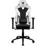 Imagem de Cadeira Gamer ThunderX3 All White Para Escritório Suporta Até 120Kg Com Encosto Ergonômico e Apoio Para Lombar e Pescoço Alto Conforto Cor Branca Base de Metal