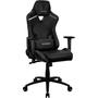 Imagem de Cadeira Gamer ThunderX3 TC3 All Black Cor Preta Com Almofada Ergonômica Para Lombar e Apoio de Pescoço e Braço Bidirecional Suporta Até 120Kg