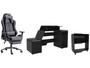 Imagem de Cadeira Gamer XT Racer Reclinável Giratória + Mesa