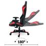 Imagem de Cadeira Gamer XT Racer Speed Series, Até 120kg, Com Almofadas, Reclinável, Descanso de Braço 2D, Preto e Vermelho - XTS140
