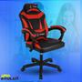 Imagem de Cadeira Giratória Gamer XTreme Gamers Supra Preta e Vermelha Gaming