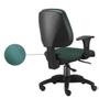 Imagem de Cadeira Giratória Job Executiva Ergonômica Escritório Suede Verde Musgo - Lyam Decor