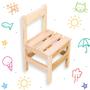 Imagem de Cadeira Infantil Cadeirinha De Madeira Pinus Para Criança Bebê Unissex Menino Menina