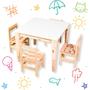 Imagem de Cadeira Infantil Cadeirinha De Madeira Pinus Para Criança Bebê Unissex Menino Menina