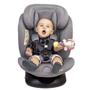 Imagem de Cadeira Infantil P/ Carro LUnica 360º 0-36kg Cinza -Passear