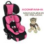 Imagem de Cadeira Infantil para Auto Versati Rosa De 9 a 36 Kg - Tutti Baby