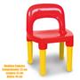 Imagem de Cadeira Infantil Resistente Mesa Mesinha Plástico Colorida 