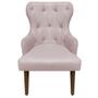 Imagem de Cadeira Maju Suede Rosa Bebe com Tacha - Dominic Decor