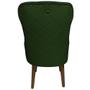 Imagem de Cadeira Maju Suede Verde com Tacha - Dominic Decor