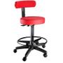 Imagem de Cadeira Mocho Alto Com Encosto Slim Vermelho / Renaflex