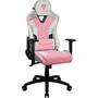 Imagem de Cadeira Modelo Gamer ThunderX3 Para Escritório Suporta Até 120Kg Com Ajustes de Altura e Braço Bidirecional e Ergonômica Com Apoio de Lombar e Pescoço Cor Rosa