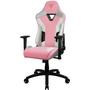 Imagem de Cadeira Modelo Gamer ThunderX3 Para Escritório Suporta Até 120Kg Com Ajustes de Altura e Braço Bidirecional e Ergonômica Com Apoio de Lombar e Pescoço Cor Rosa