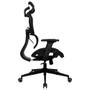 Imagem de Cadeira office alera dt3 13382-7 ergonomica preta braço 3d ajuste altura e inclinacao gas