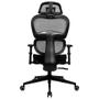 Imagem de Cadeira office alera dt3 13382-7 ergonomica preta braço 3d ajuste altura e inclinacao gas