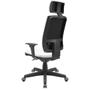 Imagem de Cadeira Office Brizza Soft Aero Branco Autocompensador Com Encosto Cabeça Base Standard 126cm - 63453