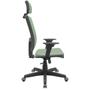 Imagem de Cadeira Office Brizza Soft Vinil Verde RelaxPlax Com Encosto Cabeça Base Standard 126cm - 63499