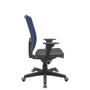 Imagem de Cadeira Office Brizza Tela Azul Assento Vinil Preto Autocompensador Base Standard 120cm - 63711