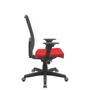 Imagem de Cadeira Office Brizza Tela Branca Assento Aero Vermelho Autocompensador Base Standard 120cm - 63727