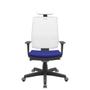 Imagem de Cadeira Office Brizza Tela Branca Com Encosto Assento Aero Azul Autocompensador Base Standard 126cm - 63436