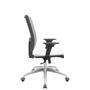 Imagem de Cadeira Office Brizza Tela Cinza Assento Aero Branco RelaxPlax Base Aluminio 120cm - 63839